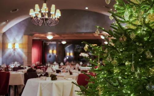 Gstaad Palace Luxury Hotel Switzerland Christmas Decorations Le Bar Du Grill Favourit 6