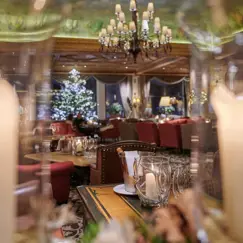 Gstaad Palace Luxury Hotel Switzerland Christmas Decorations Lobby Bar Favourit 8