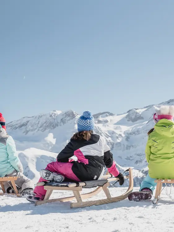 Gstaad Palace Luxury Hotel Switzerland Winter Sledging 2 72Dpi