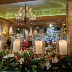 Gstaad Palace Luxury Hotel Switzerland Christmas Decorations Lobby Bar Favourit 12